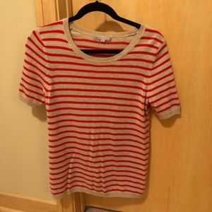 Striped T-shirt sweater